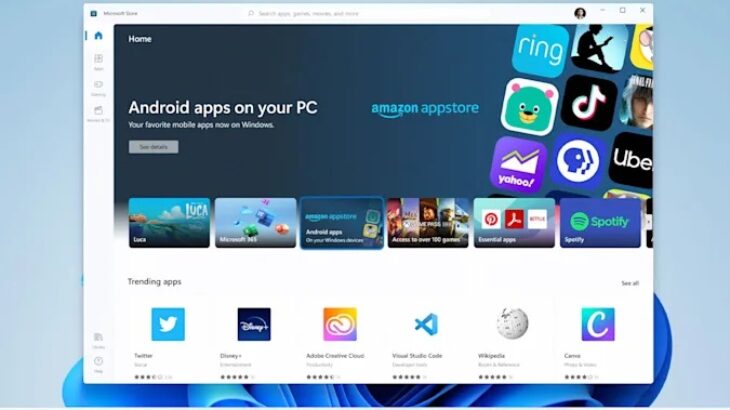 Aplikacionet Android po vinë në Windows 11