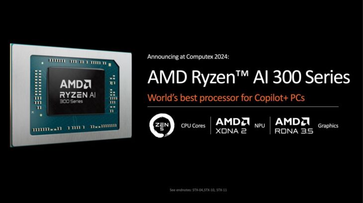 Procesorët e rinj Ryzen AI 300 për laptopët përqendrohen tek inteligjenca artificiale